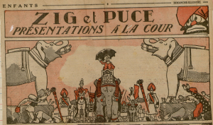 Zig et Puce, créations les plus célèbres de Saint-Ogan (ici en 1931)