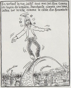 Golo période 70's, ici après s'être rempli la tête d'histoires cairotes. (Carnets du Caire, tome 2)